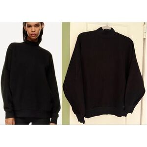 Aritzia TNA Cozy Fleece Mega Mock Neck Sweatshirt